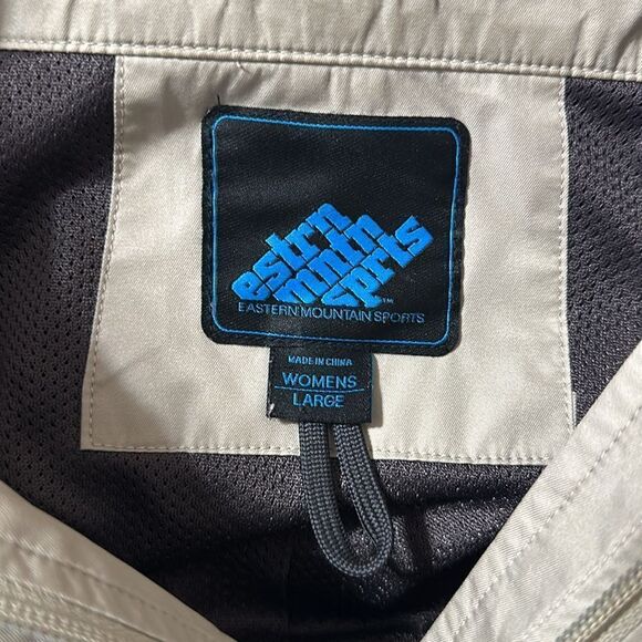 EMS L System Three Tan Lightweight Hooded Full Zip Rain Jacket - Picture 12 of 16